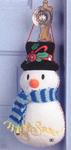 Let It Snow Snowman Door Knob Hanger