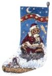 Boyds Bears - 'Twas The Night Before Christmas Tapestry Stocking